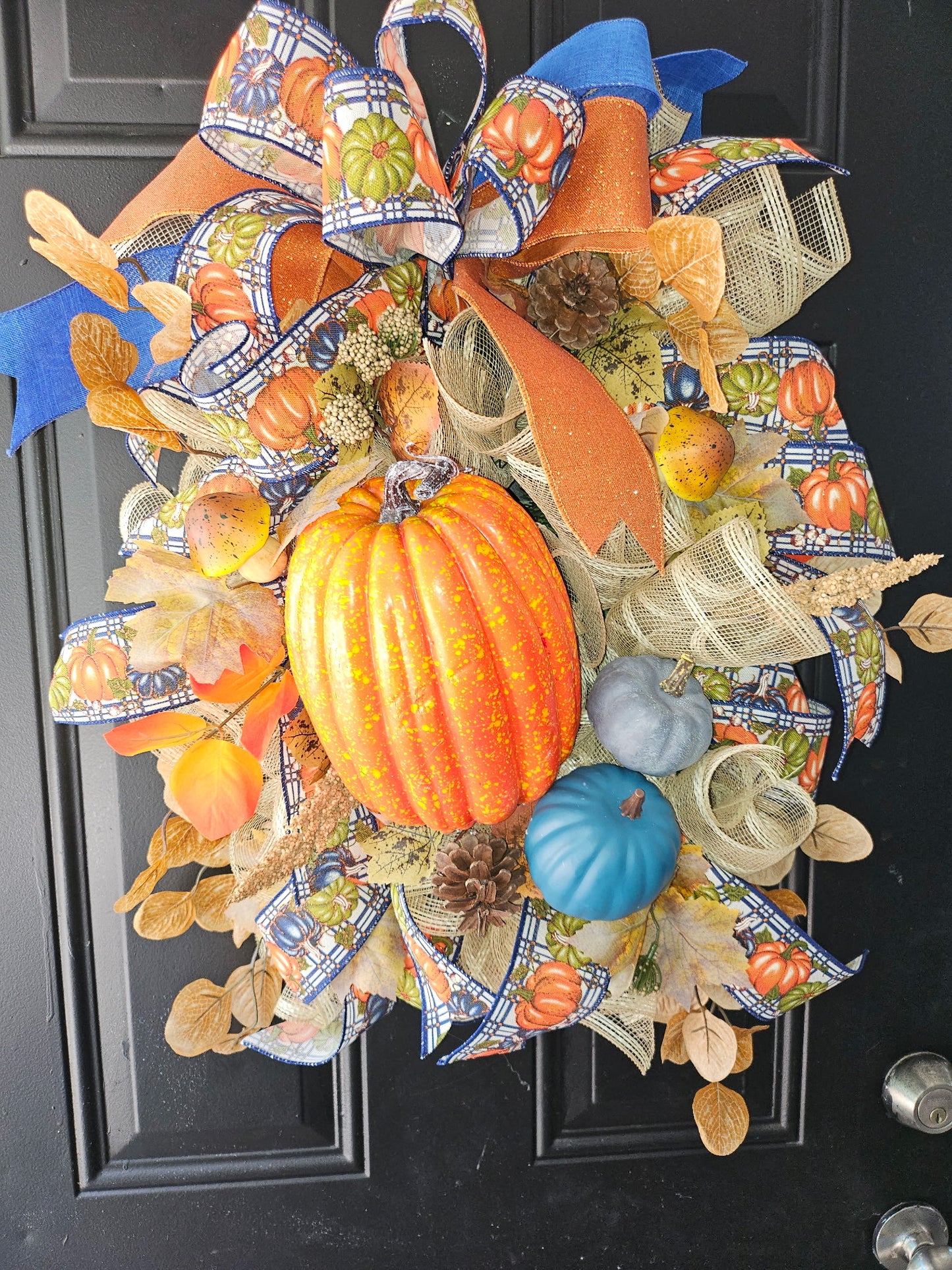 Autumn Pumpkins Wreath