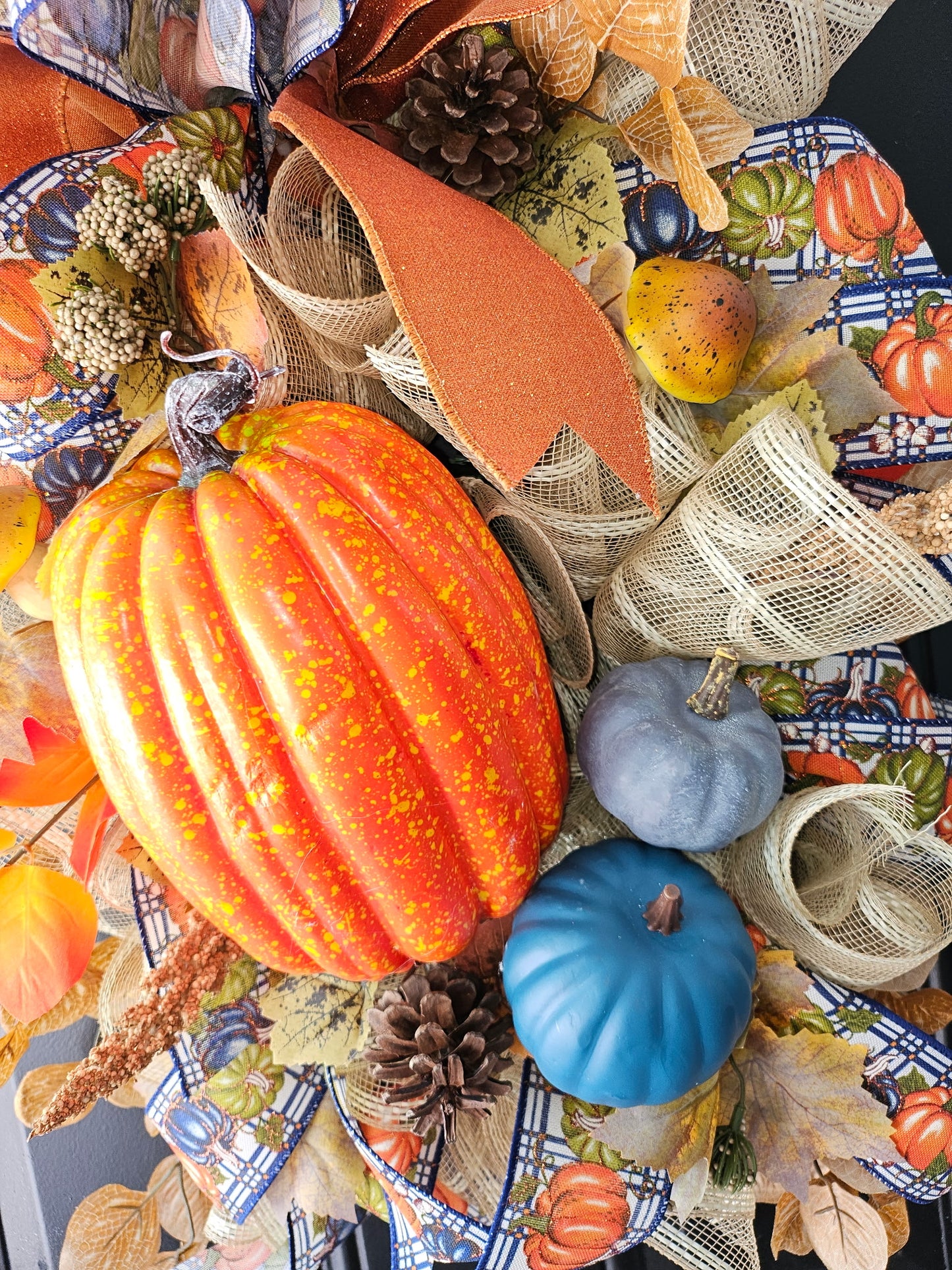 Autumn Pumpkins Wreath