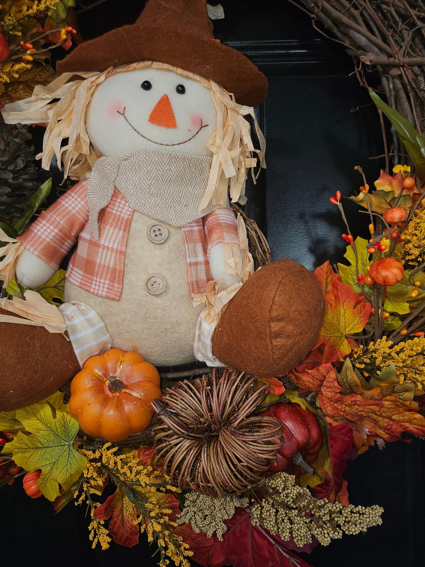 Autumn Grapevine Scarecrow