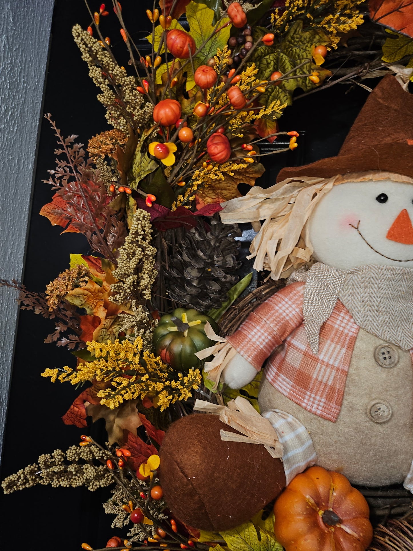 Autumn Grapevine Scarecrow