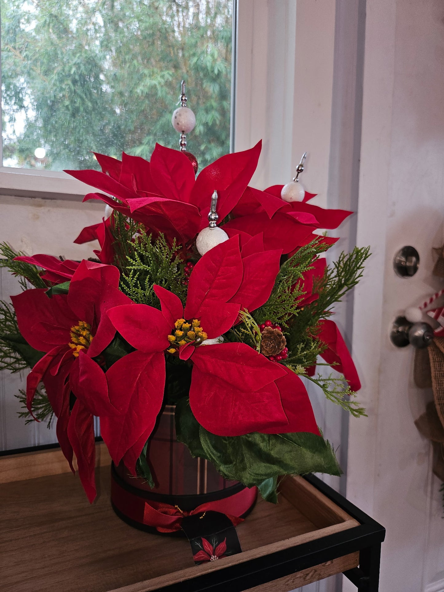 Poinsettia Centerpiece