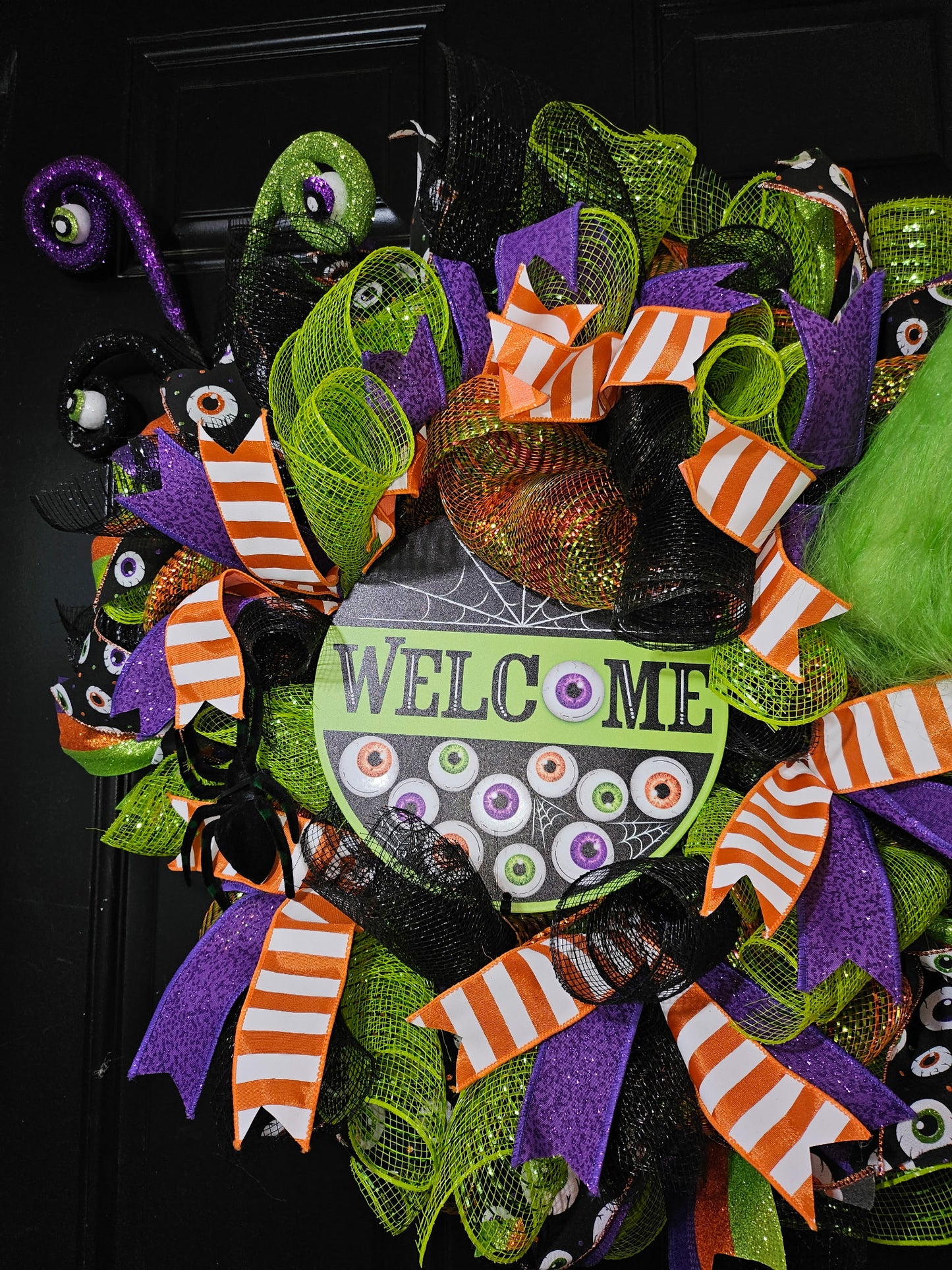 It's Watching You Monster Wreath
