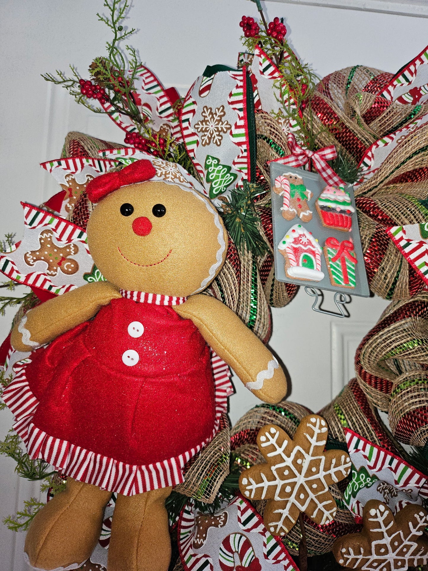 Gingerbread Christmas Wreath