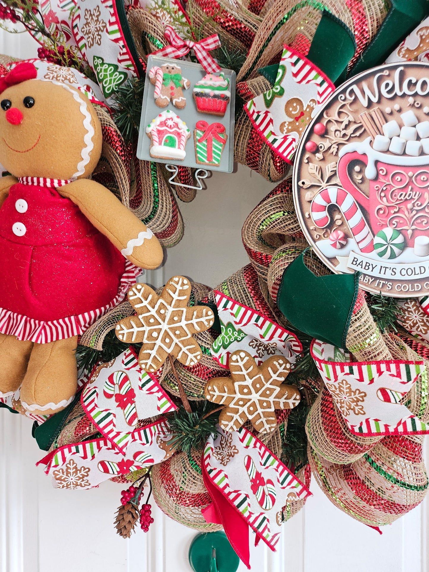 Gingerbread Christmas Wreath