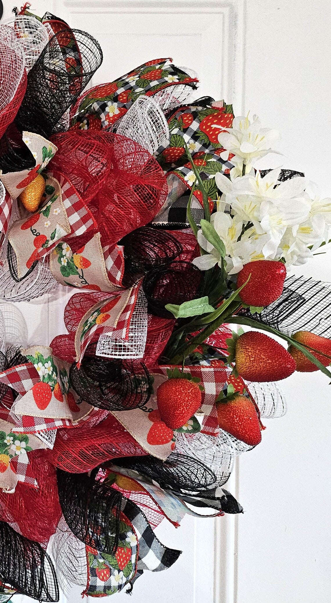 Summer Strawberry Wreath