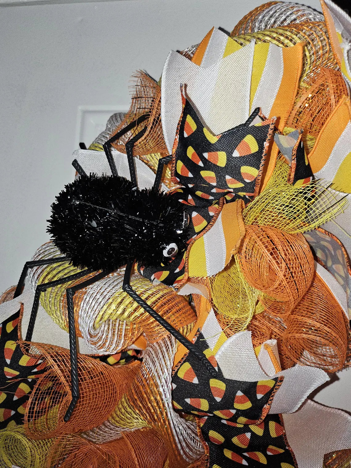 Candy Corn Welcome Wreath