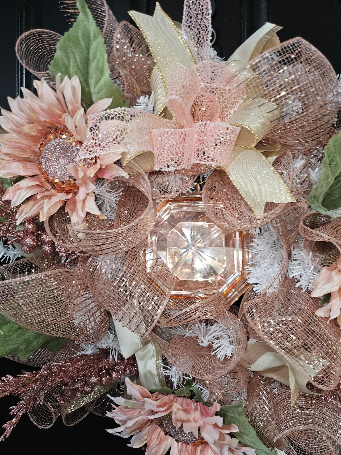 Rose Gold Fall Wreath