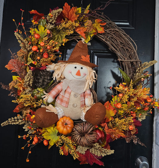 Autumn Grapevine Scarecrow
