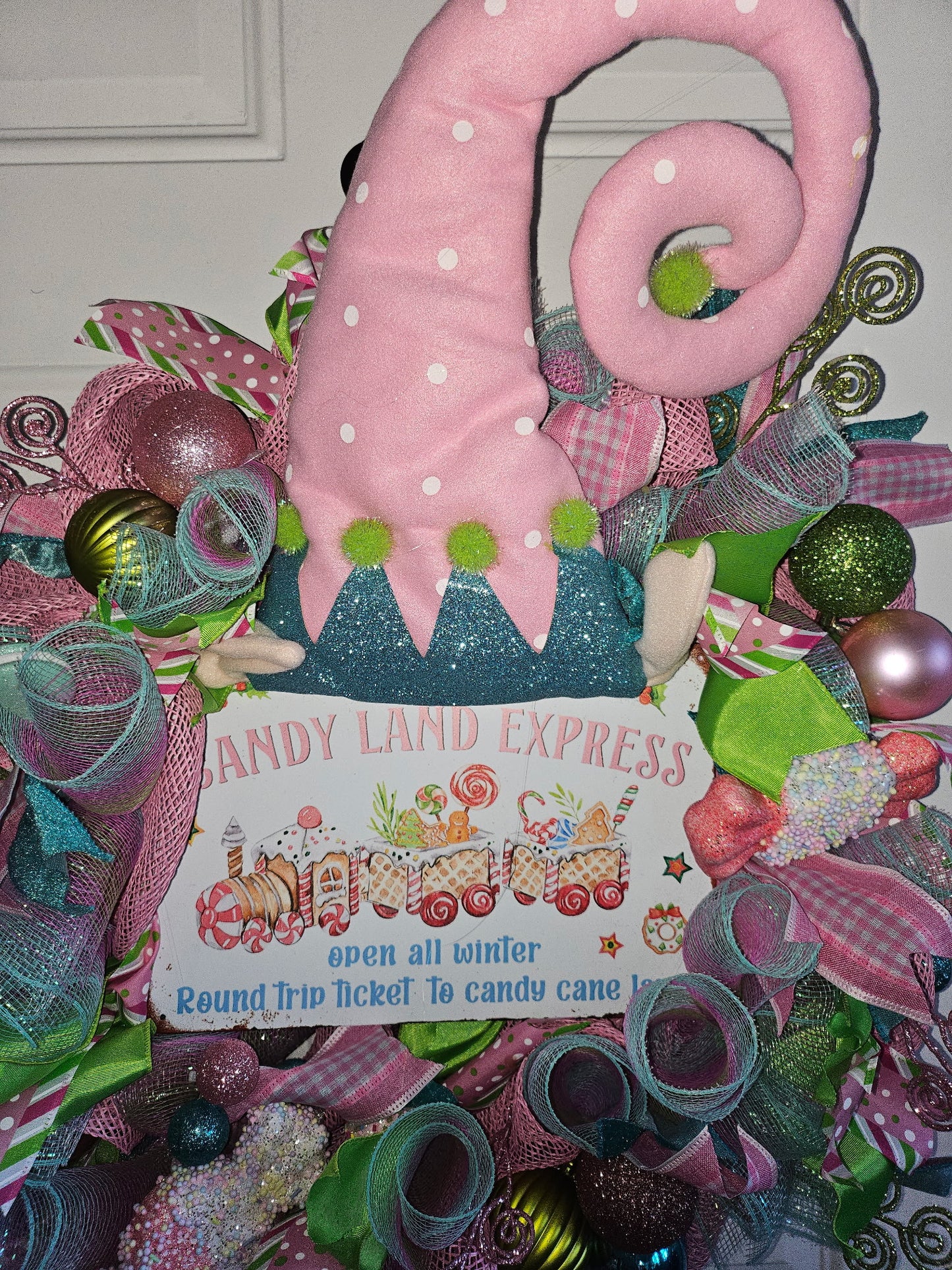 Candyland Express Wreath
