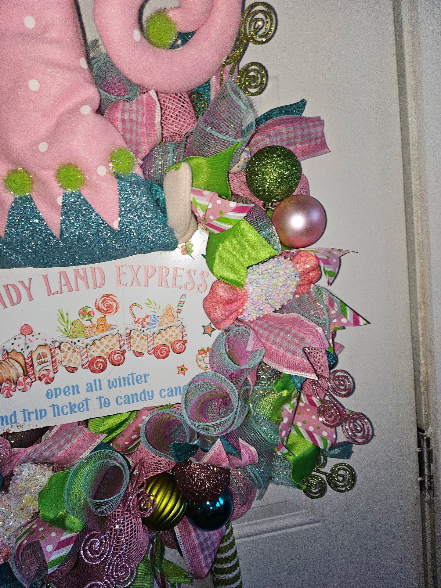 Candyland Express Wreath
