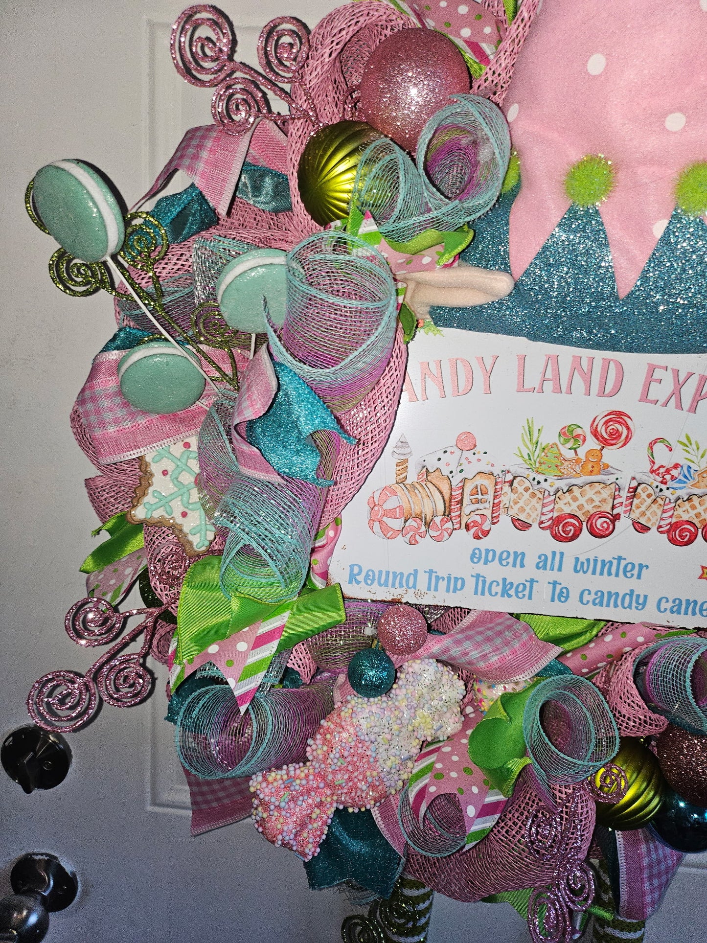 Candyland Express Wreath