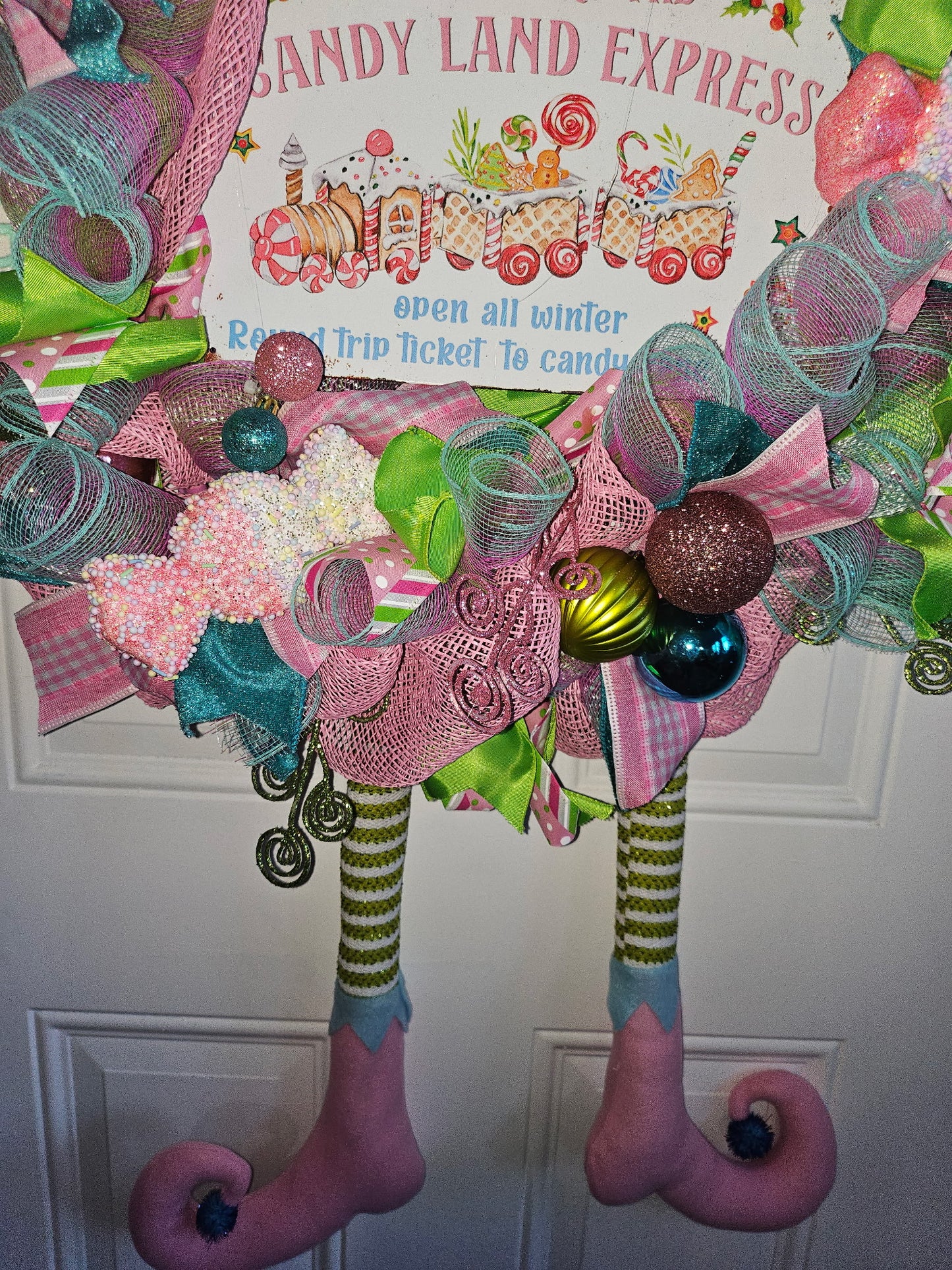 Candyland Express Wreath