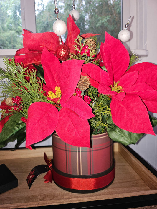 Poinsettia Centerpiece