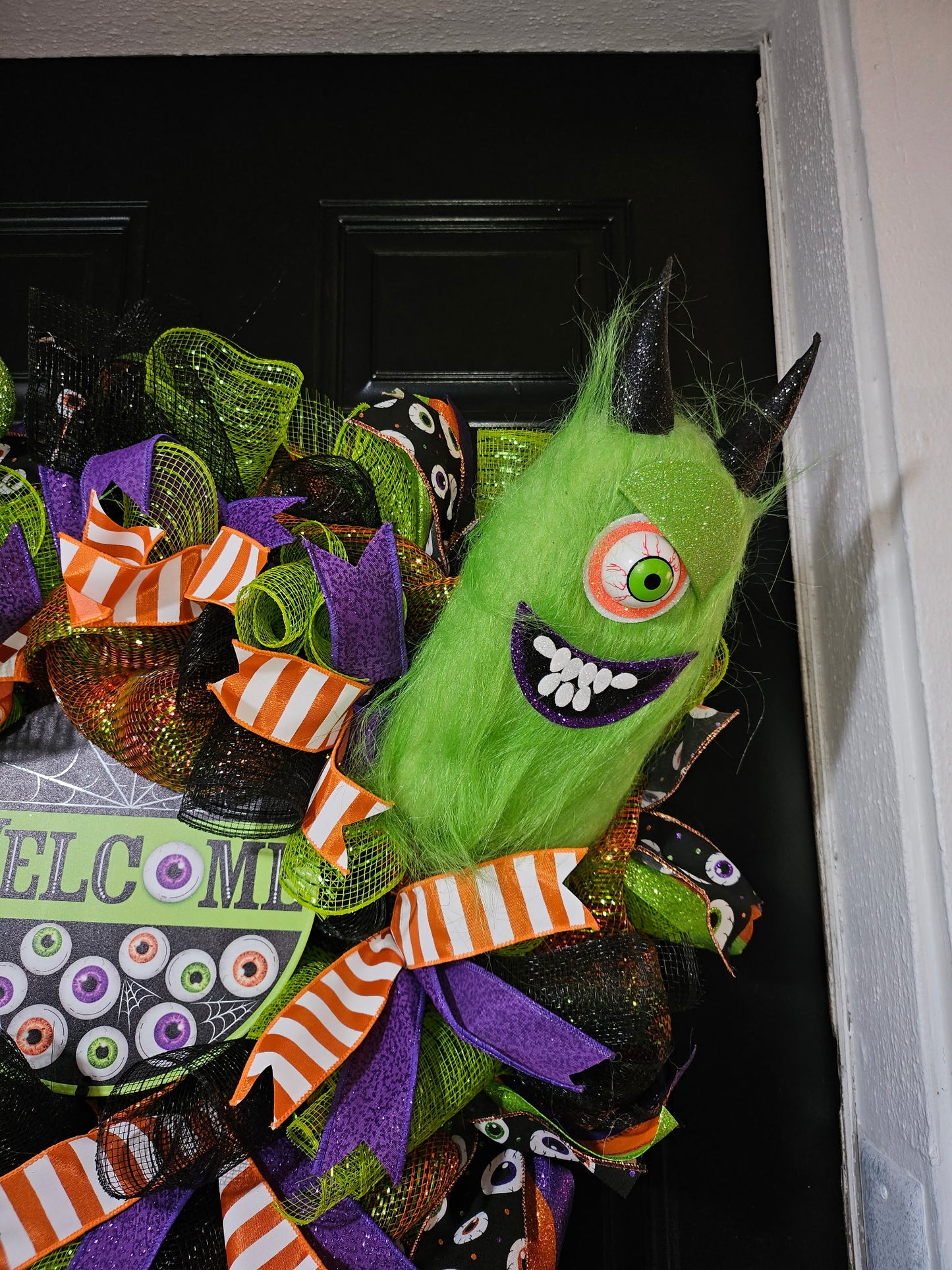 It's Watching You Monster Wreath