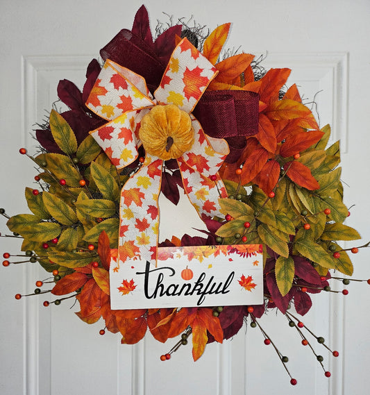 Thankful Fall Wreath