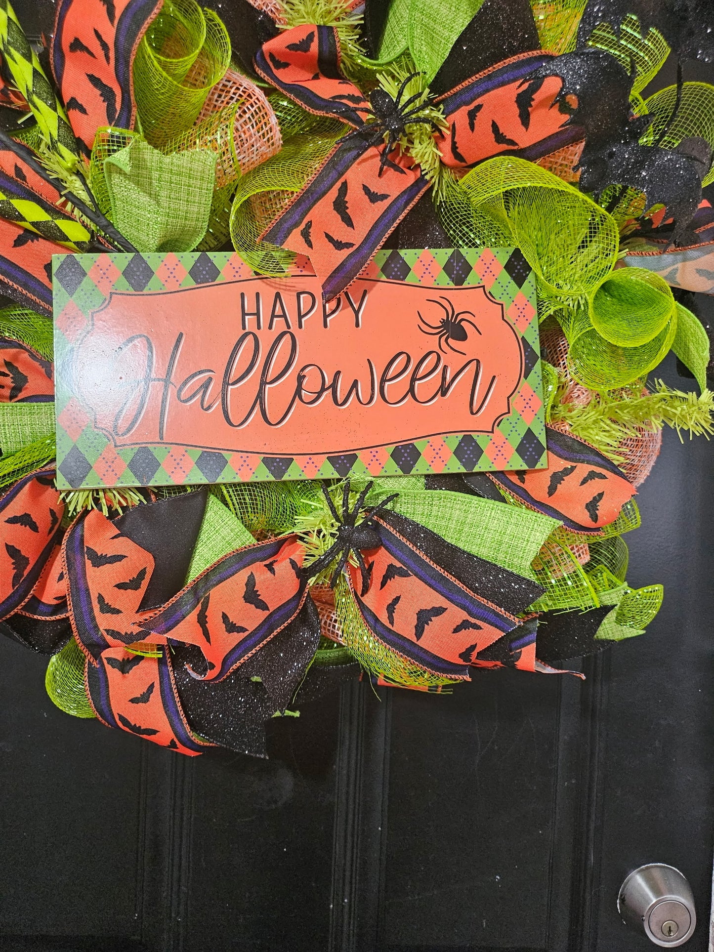 Batty Halloween Wreath