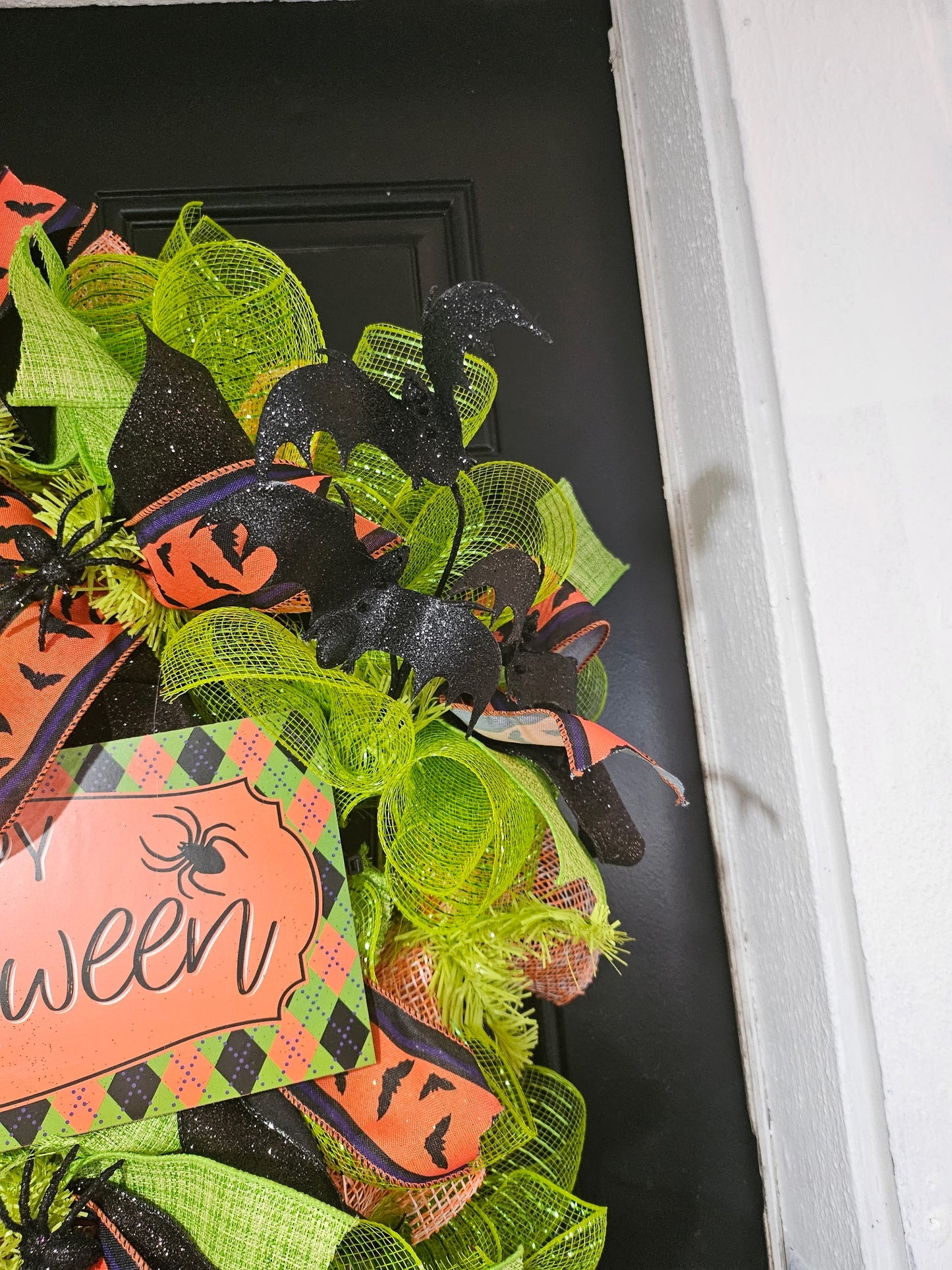 Batty Halloween Wreath