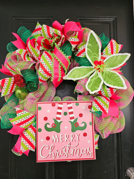 Pink Merry Wreath