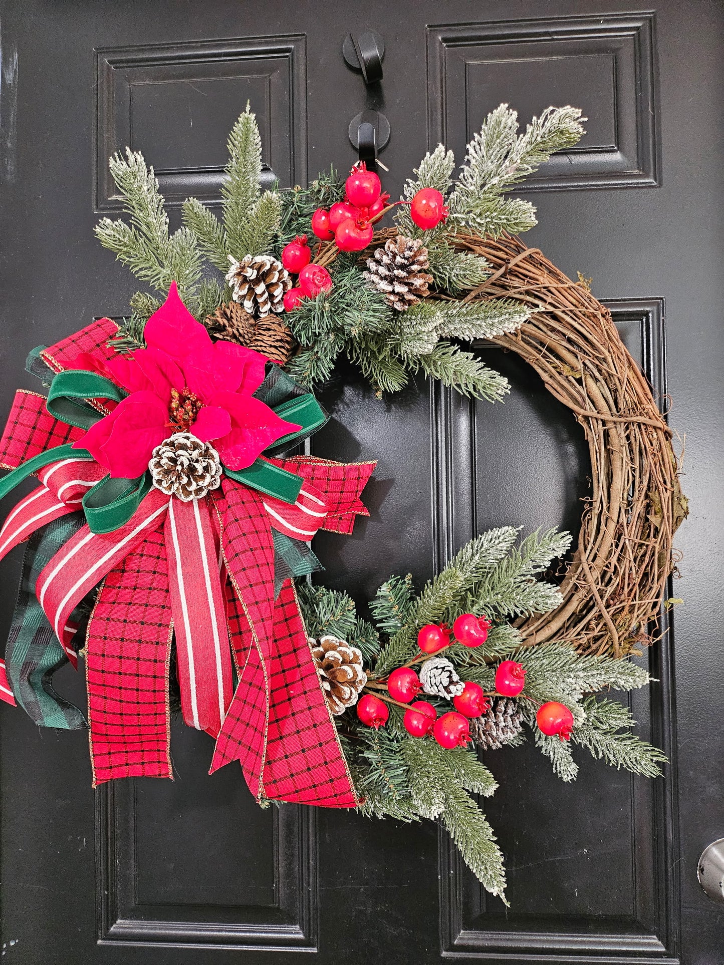 Pine Cones & Berries Wreath