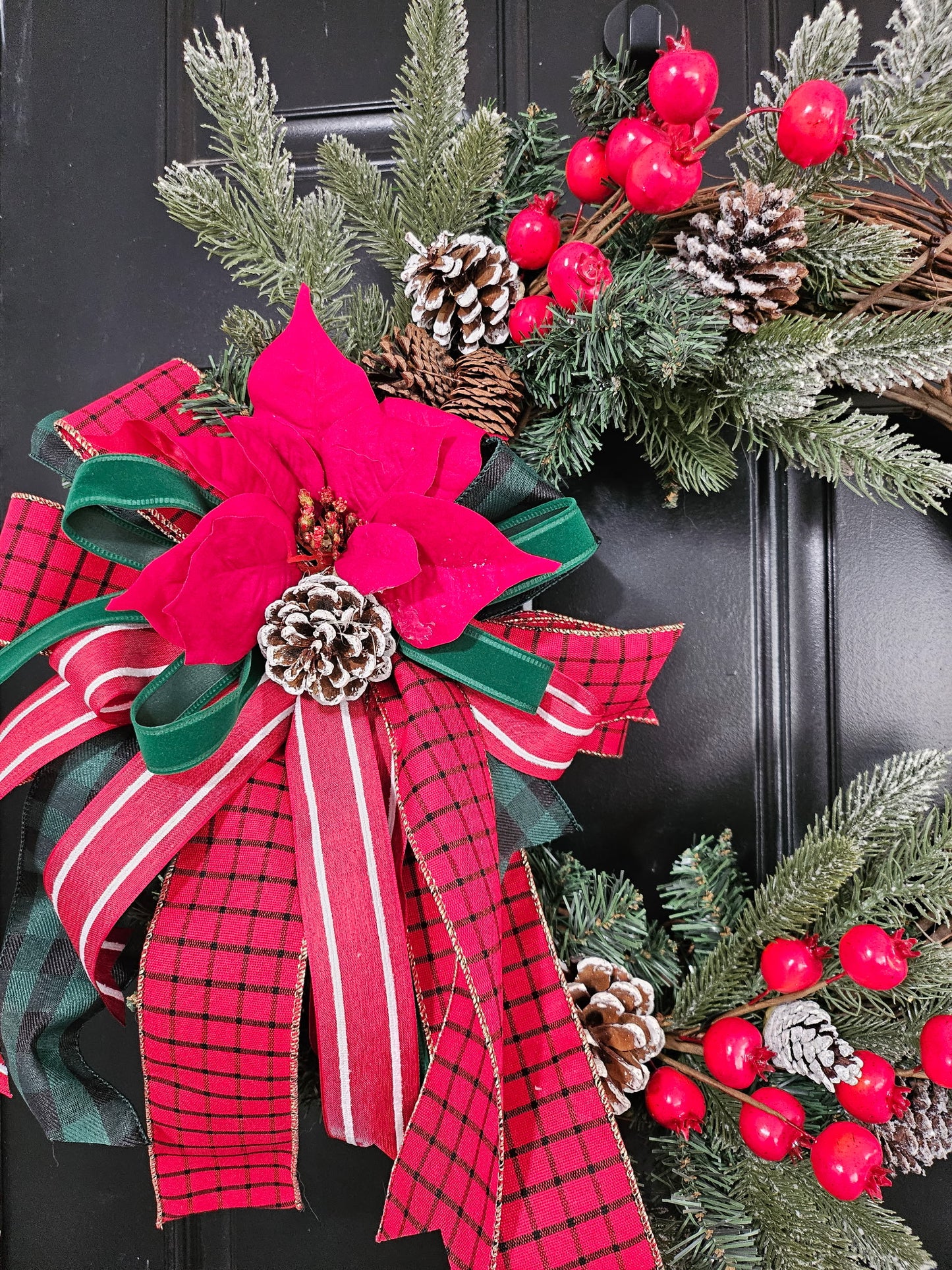 Pine Cones & Berries Wreath