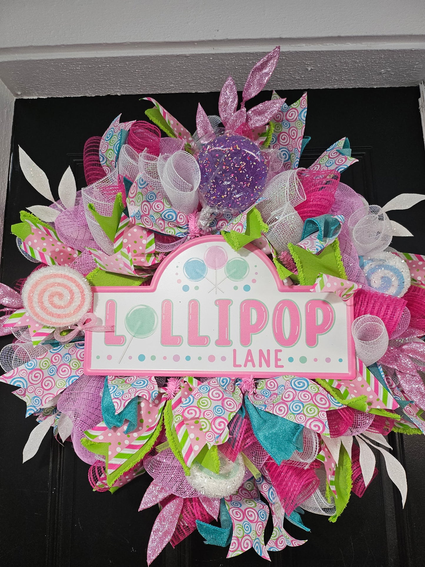 Lollipop Lane Wreath