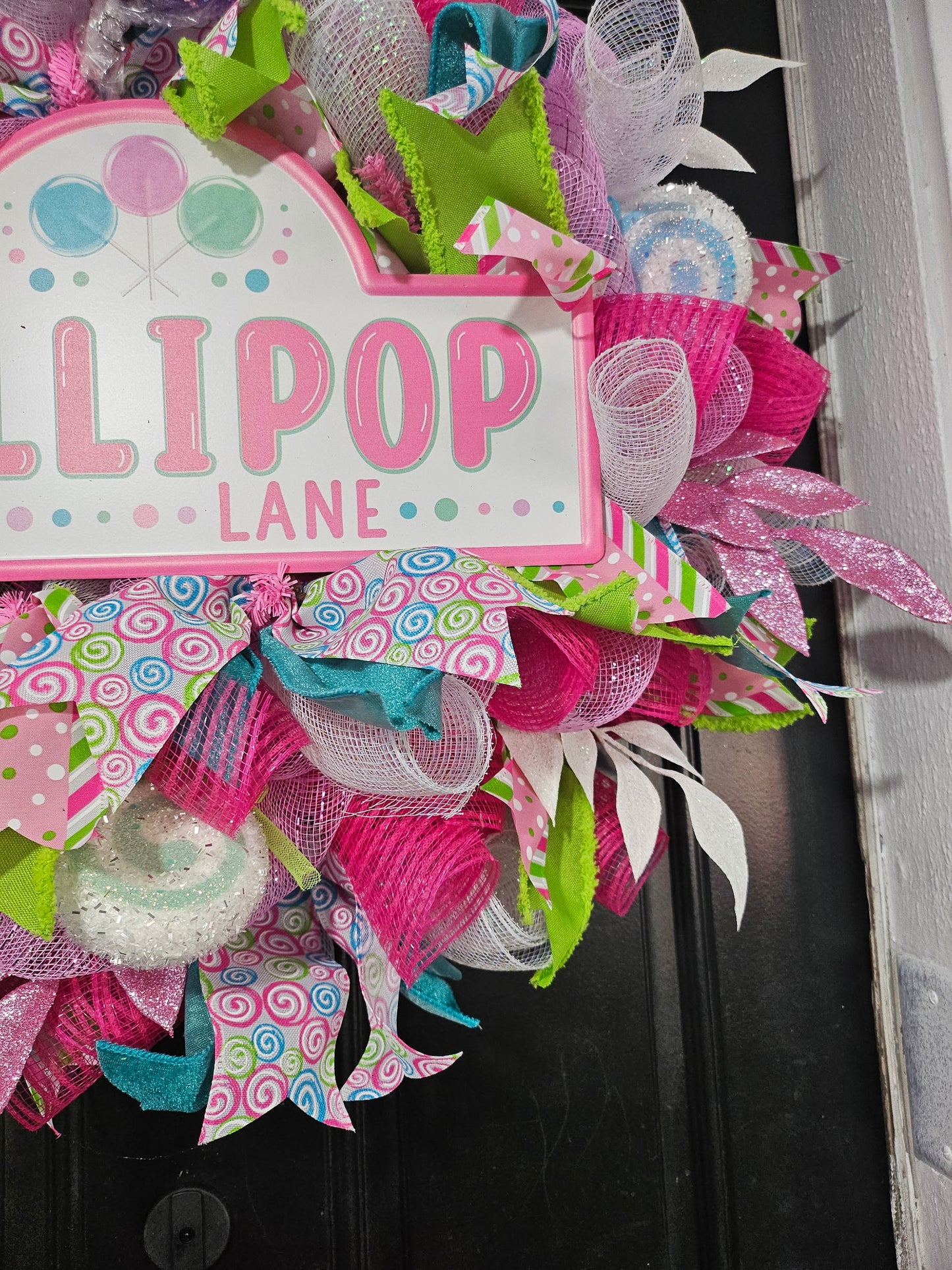 Lollipop Lane Wreath