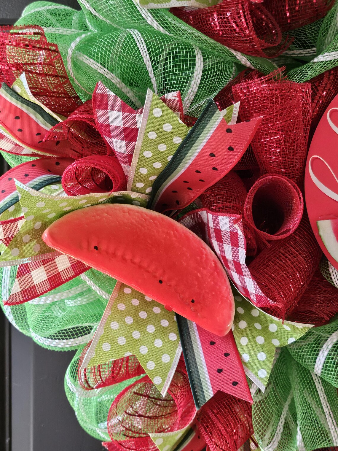 Summer Watermelon Wreath