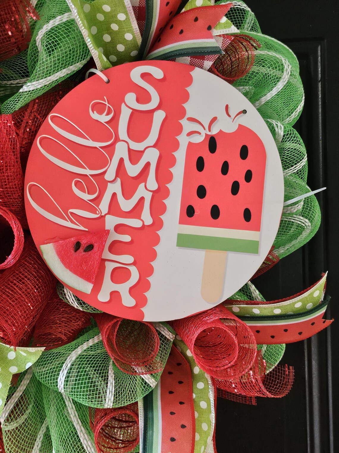 Summer Watermelon Wreath